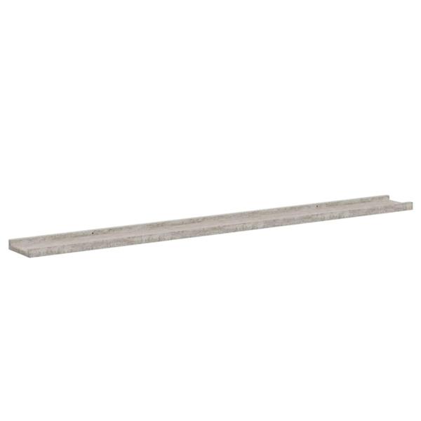 Wandregale 2 Stk. Betongrau 115x9x3 cm
