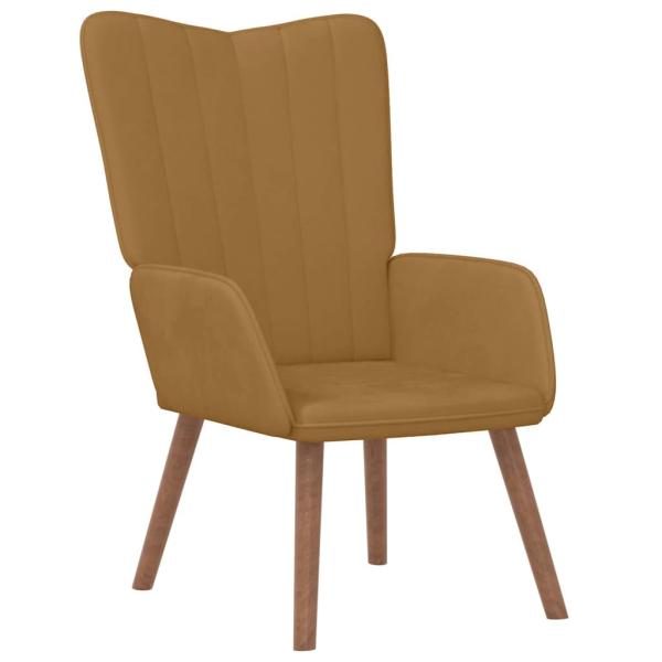 Relaxsessel Braun Samt