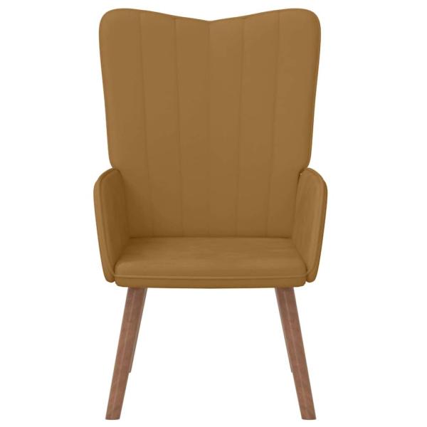 Relaxsessel Braun Samt