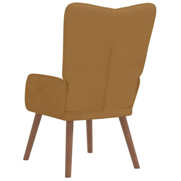 Relaxsessel Braun Samt