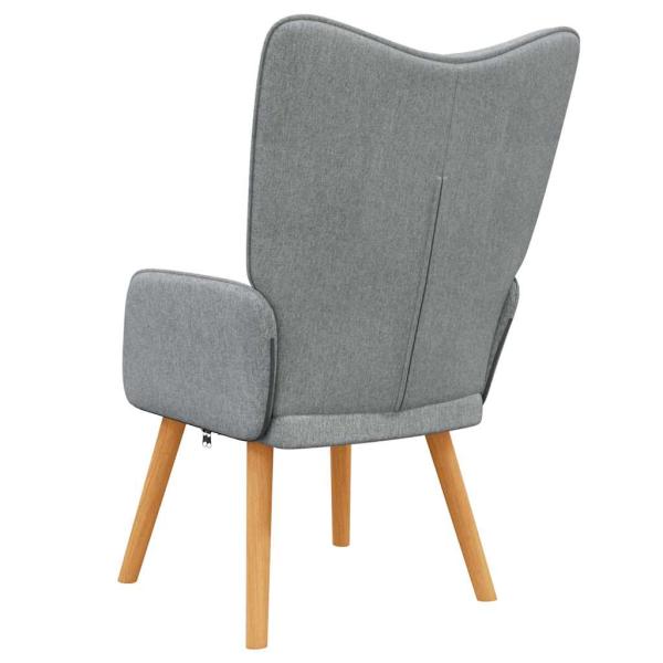 Relaxsessel Hellgrau Stoff