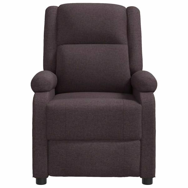 Relaxsessel Dunkelbraun Stoff