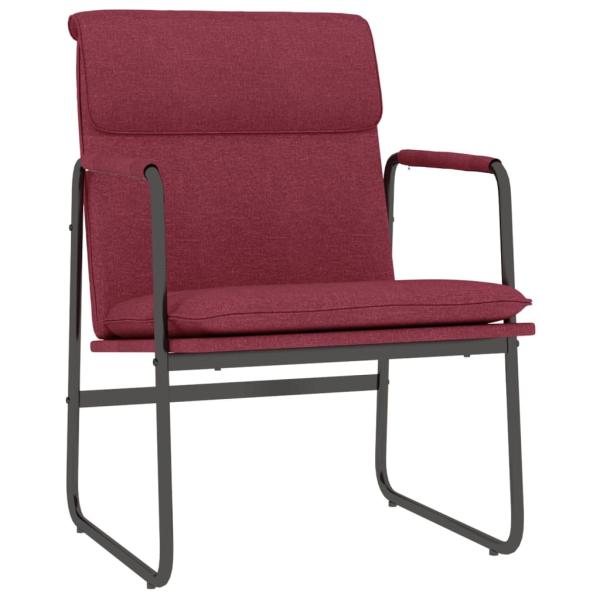 Loungesessel Weinrot 55x64x80 cm Stoff