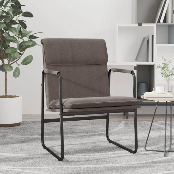 ARDEBO.de - Loungesessel Taupe 55x64x80 cm Stoff