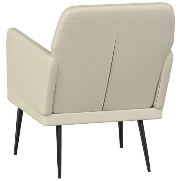 Sessel Creme 61x78x80 cm Kunstleder