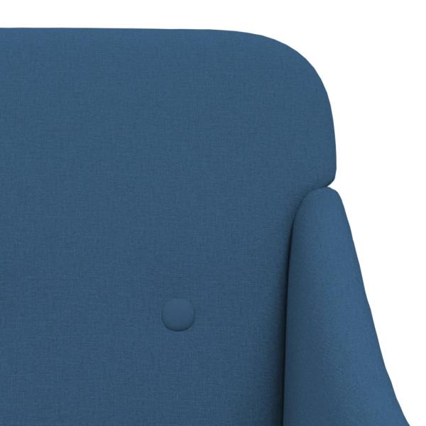 Sessel Blau 63x76x80 cm Stoff