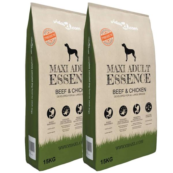 ARDEBO.de - Trockenfutter Hunde Maxi Adult Essence Beef&Chicken (2 x 15 kg)