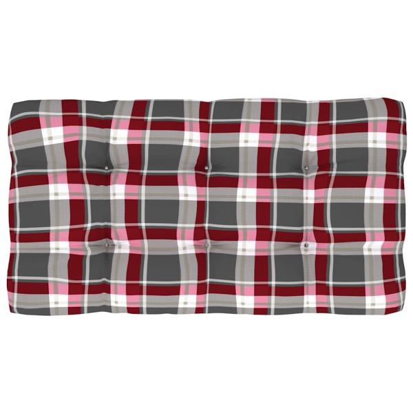 Outdoor-Mittelsofa Paletten Imprägniertes Kiefernholz Grau