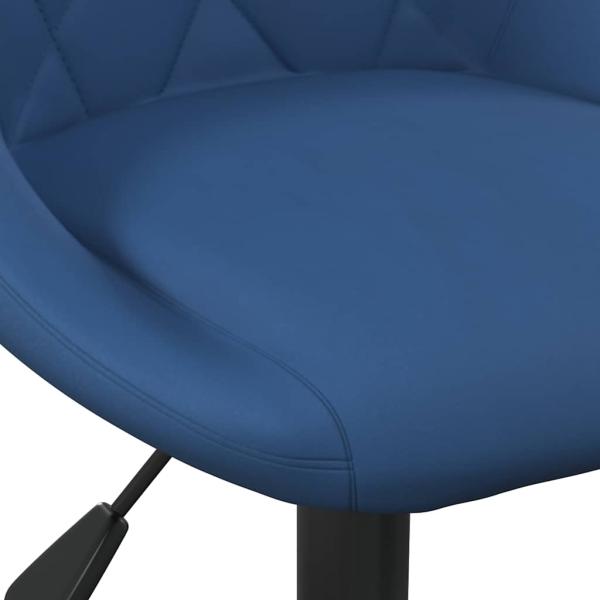 Bürostuhl Blau Samt