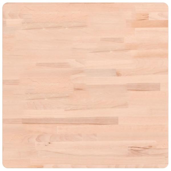 Tischplatte 60x60x4 cm Quadratisch Massivholz Buche