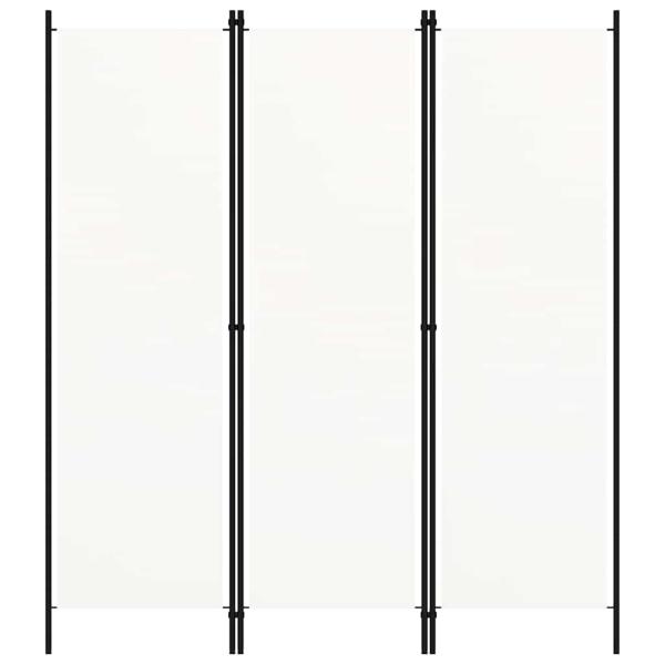 ARDEBO.de - 3-tlg. Raumteiler Wei? 150x180 cm