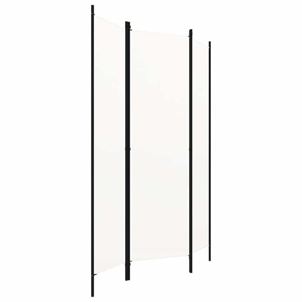 3-tlg. Raumteiler Wei? 150x180 cm