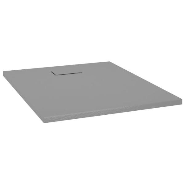Duschwanne SMC Grau 100x80 cm