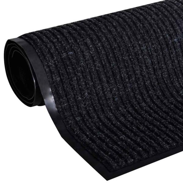 Türmatte Schwarz 120 x 180 cm PVC