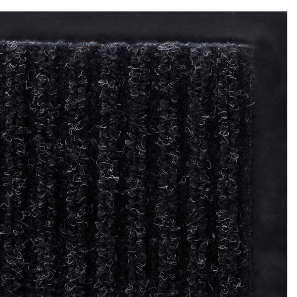 Türmatte Schwarz 90 x 120 cm PVC