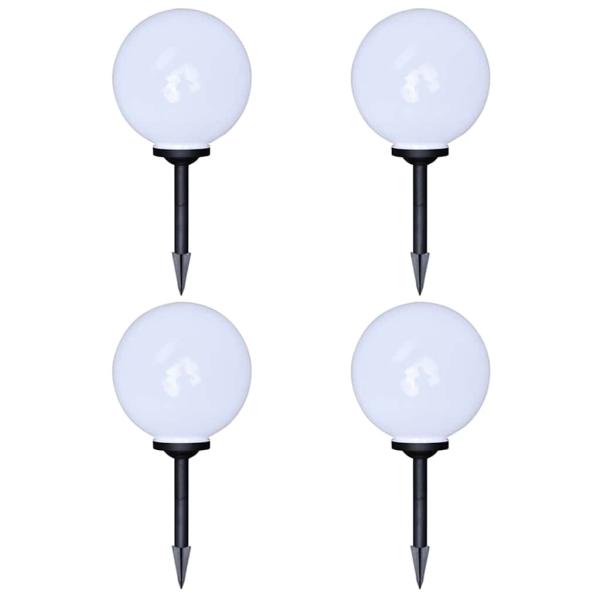 Wegeleuchten 4 Stk. LED 30 cm mit Erdspieß