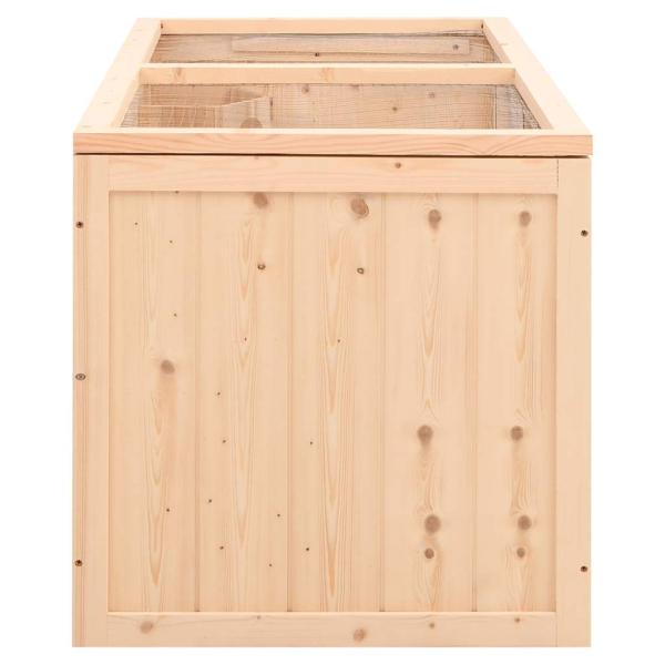 Hamsterkäfig 89,5x45x45 cm Massivholz Tanne