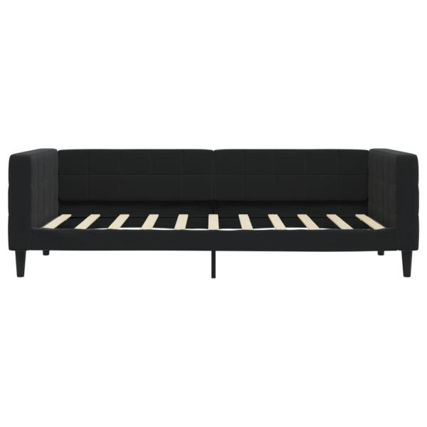 Tagesbett Schwarz 90x190 cm Samt