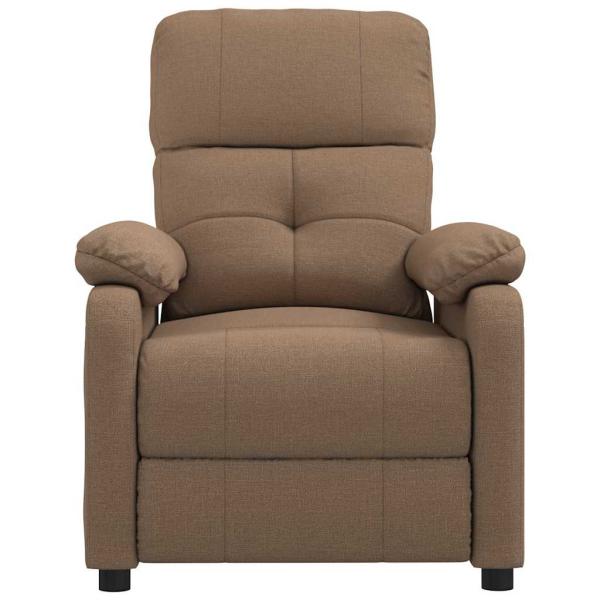 Relaxsessel Braun Stoff