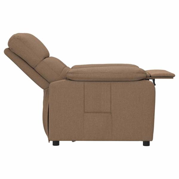 Relaxsessel Braun Stoff