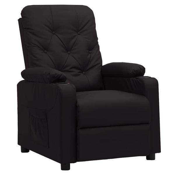 ARDEBO.de - Relaxsessel Schwarz Kunstleder
