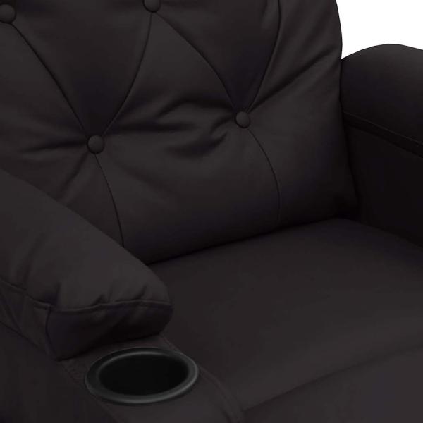 Relaxsessel Schwarz Kunstleder