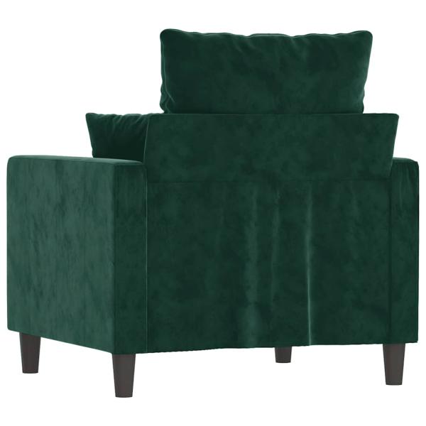 Sessel Dunkelgr?n 60 cm Samt