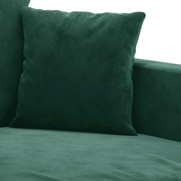 Sessel Dunkelgr?n 60 cm Samt