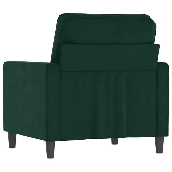Sessel Dunkelgrün 60 cm Samt