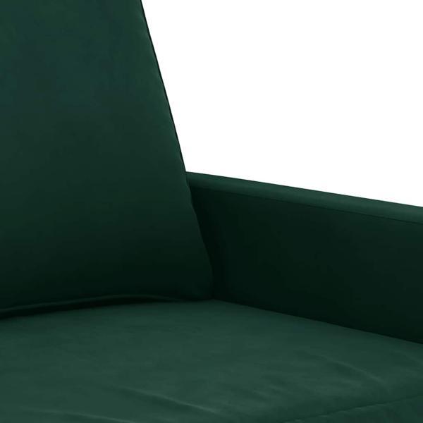 Sessel Dunkelgrün 60 cm Samt