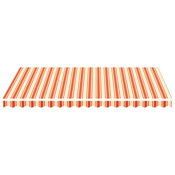 Ersatzstoff für Markise Gelb und Orange 350x250 cm Polyester