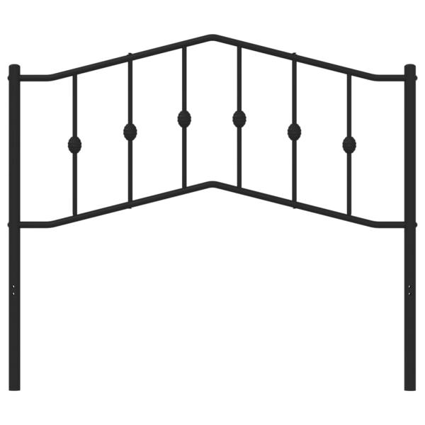 Ersatz-Kopfteil Metall Schwarz 107 cm