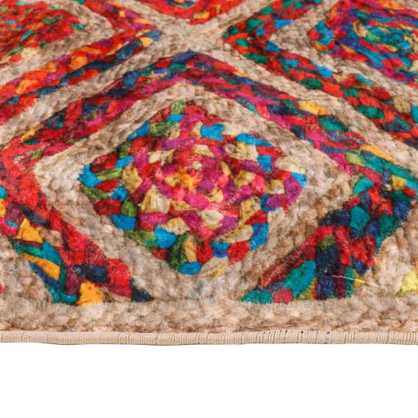 Teppich Waschbar Mehrfarbig 120x180 cm