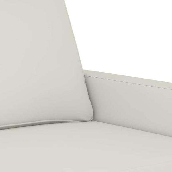 2-Sitzer-Sofa Creme 120 cm Samt