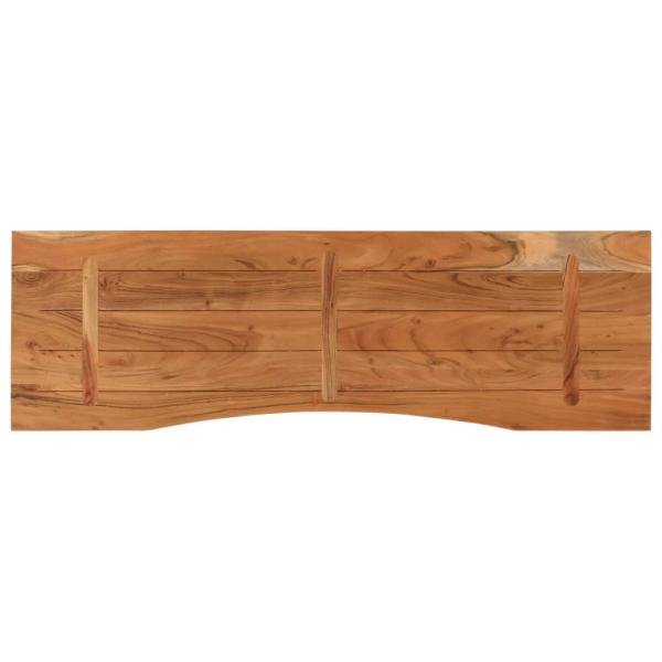 Schreibtischplatte 160x50x2,5 cm Rechteckig Massivholz Akazie