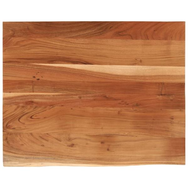 Schreibtischplatte 90x80x3,8 cm Massivholz Akazie Baumkante