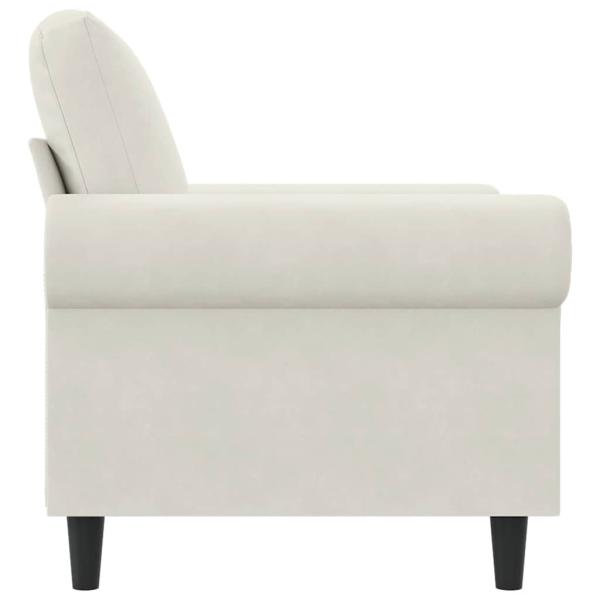 Sessel Creme 60 cm Samt