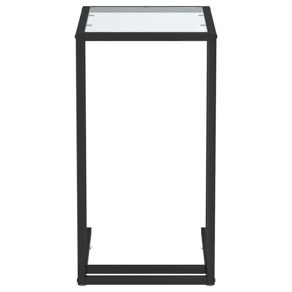 Computer-Beistelltisch Transparent 50x35x65 cm Hartglas