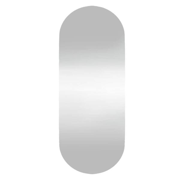 Wandspiegel 20x50 cm Glas Oval