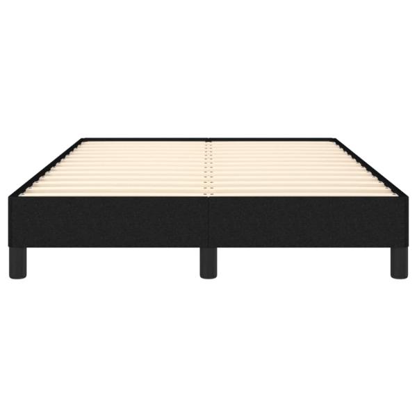 Bettgestell ohne Matratze Schwarz 120x190 cm Stoff