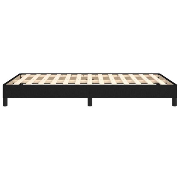 Bettgestell ohne Matratze Schwarz 120x190 cm Stoff