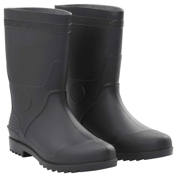 ARDEBO.de - Gummistiefel Schwarz Größe 46 PVC