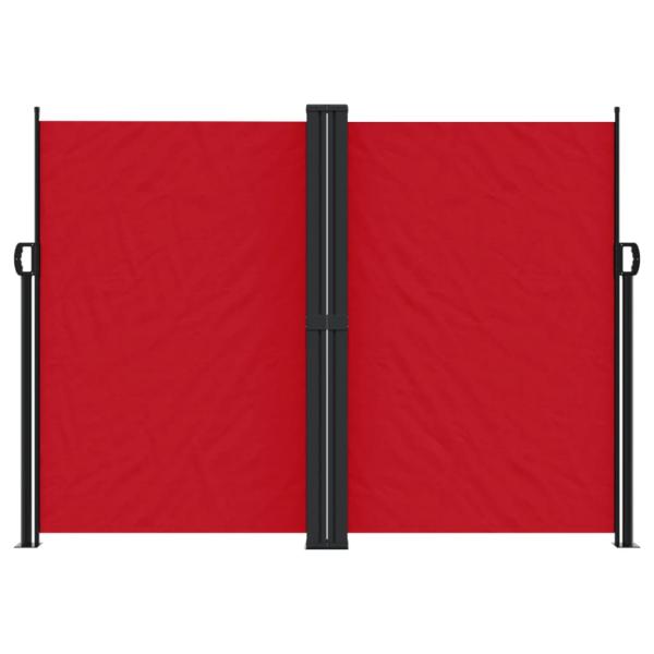 Seitenmarkise Ausziehbar Rot 180x600 cm
