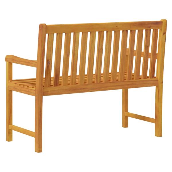 Gartenbank 110 cm Massivholz Akazie