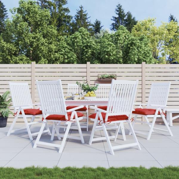 ARDEBO.de - Palettenkissen 6 Stk. Rot 50x50x7 cm Oxford-Gewebe