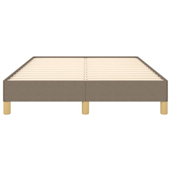 Bettgestell ohne Matratze Taupe 120x190 cm Stoff