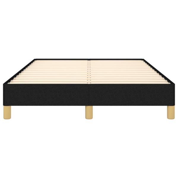 Bettgestell ohne Matratze Schwarz 120x190 cm Stoff