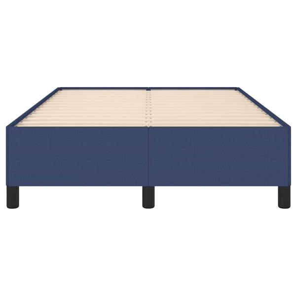 Bettgestell ohne Matratze Blau 120x190 cm Stoff