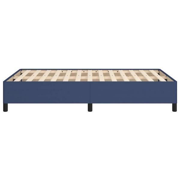 Bettgestell ohne Matratze Blau 120x190 cm Stoff