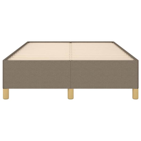 Bettgestell ohne Matratze Taupe 120x190 cm Stoff